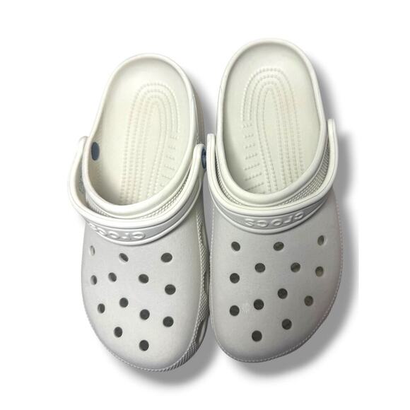 Crocs Classic Clogs Bone Off White M7 W9 Unisex Slip-On Comfort Sandals - Picture 4 of 8
